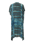 SHIBORI SILK KAFTAN DRESS