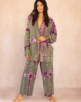 SHIBORI SILK SET