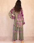 SHIBORI SILK SET