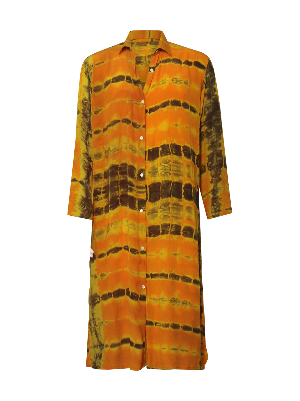 SHIBORI SILK DRESS