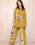 SHIBORI SILK SET SUNSHINE YELLOW