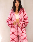 THE SOLSTICE COAT HIBISCUS PINK