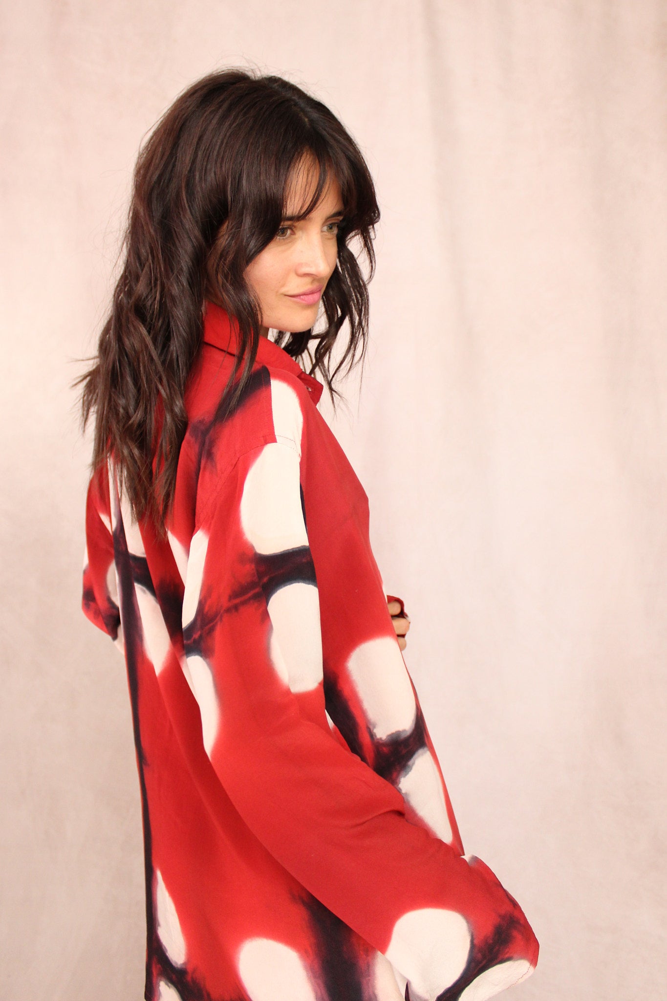 Moon Dye Red Silk Set