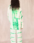 SHIBORI SILK SET NEON GREEN