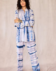 SHIBORI SILK SET IRIS