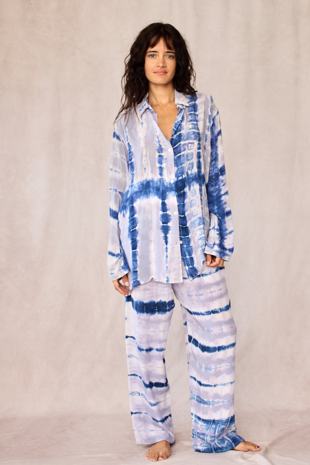 SHIBORI SILK SET IRIS