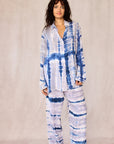SHIBORI SILK SET IRIS