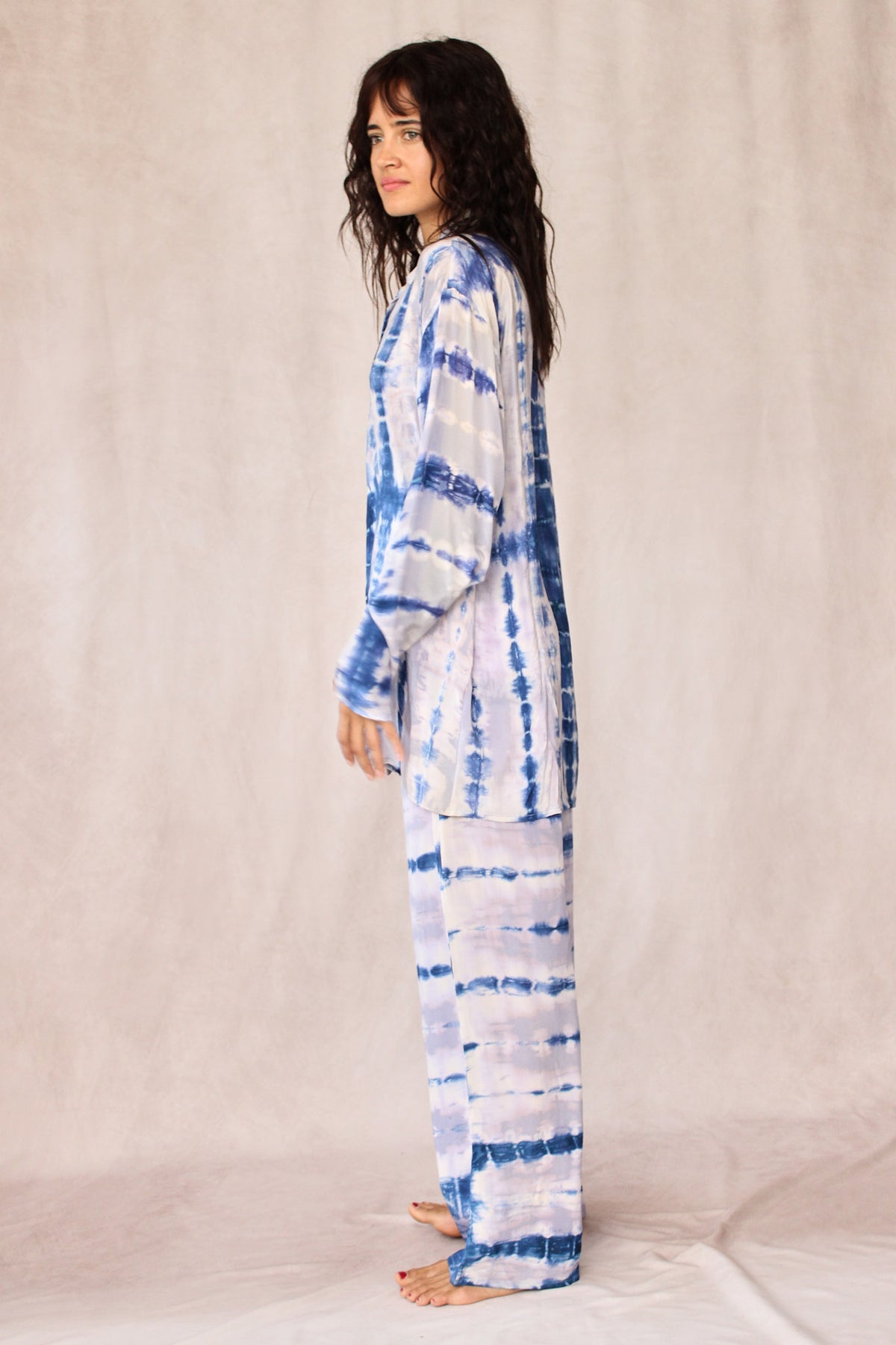 SHIBORI SILK SET IRIS