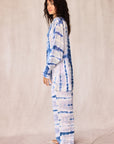 SHIBORI SILK SET IRIS