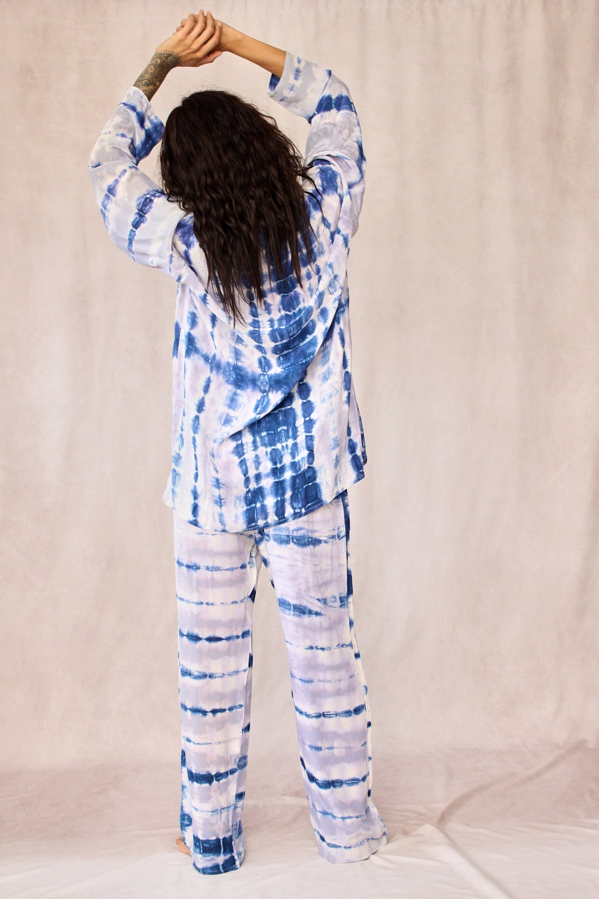 SHIBORI SILK SET IRIS