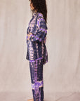 SHIBORI SILK SET BLUE BELLFLOWER